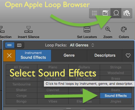 apple loop sound effects